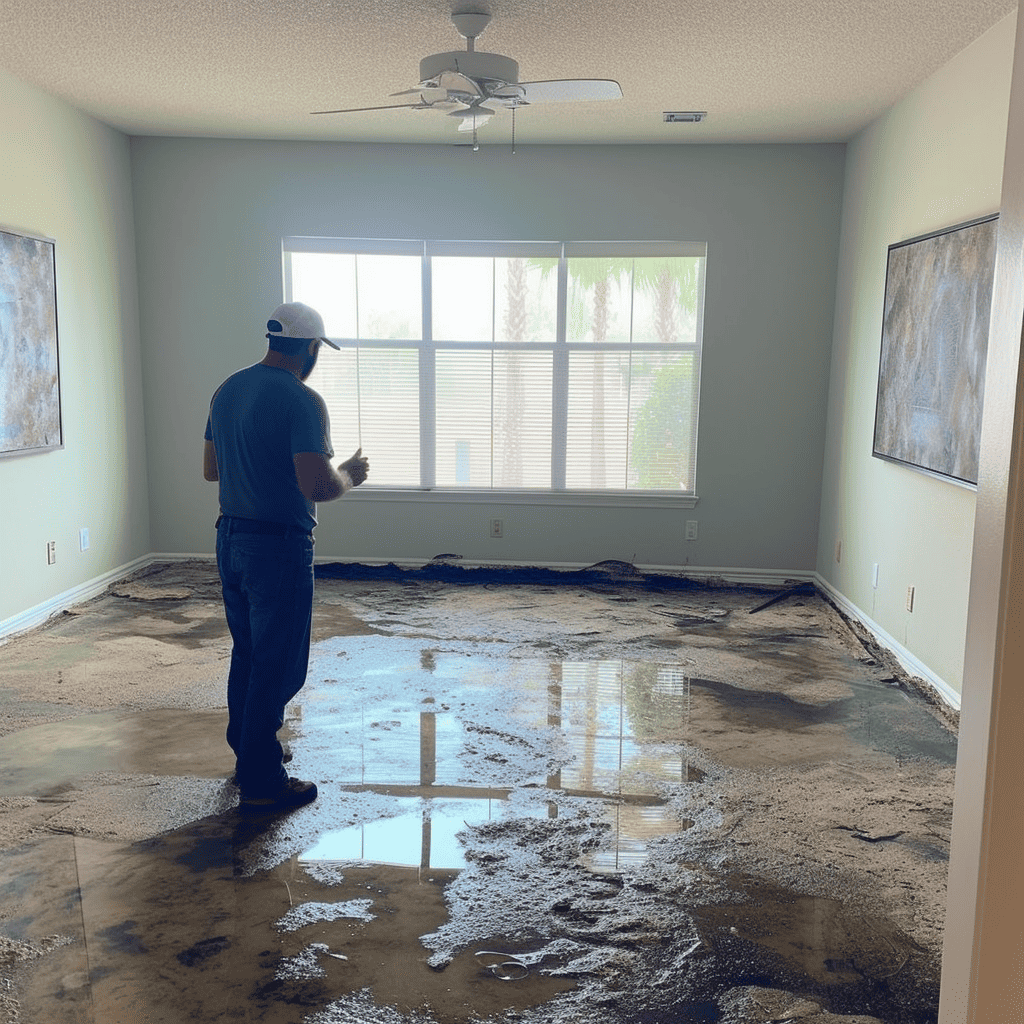 water damage home in Anna Texas 